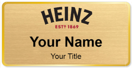 Custom name badges for Heinz