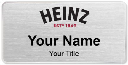 Custom name badges for Heinz