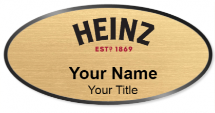 Custom name badges for Heinz