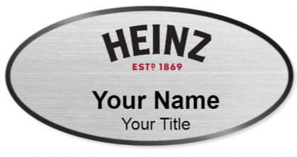 Custom name badges for Heinz