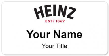 Custom name badges for Heinz