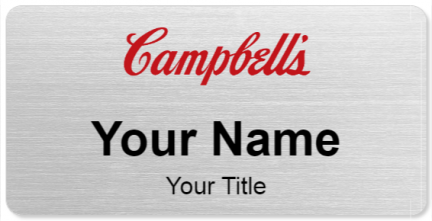 Custom name badges for Campbells