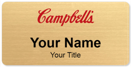 Custom name badges for Campbells