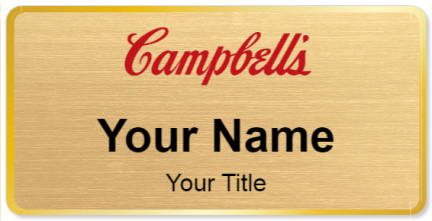 Custom name badges for Campbells