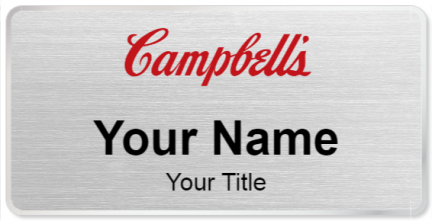 Custom name badges for Campbells