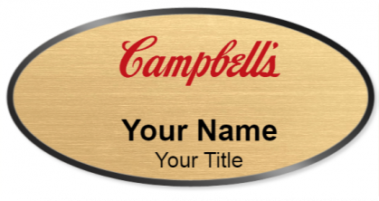 Custom name badges for Campbells