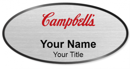 Custom name badges for Campbells