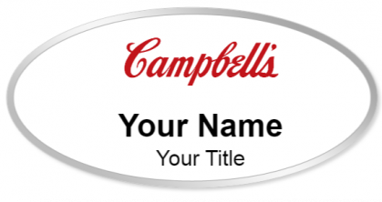 Custom name badges for Campbells