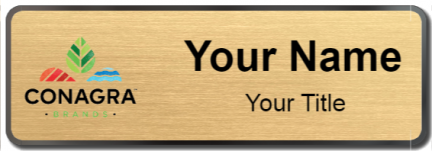 Custom name badges for Conagra Brands