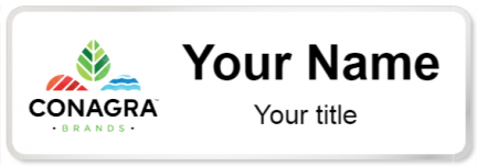 Custom name badges for Conagra Brands