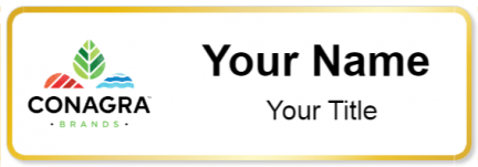 Custom name badges for Conagra Brands