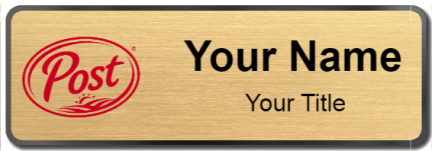 Custom name badges for Post Holdings