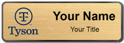 Custom name badges for Tyson Foods
