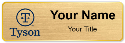 Custom name badges for Tyson Foods