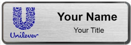 Custom name badges for Unilever