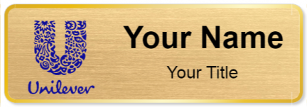 Custom name badges for Unilever