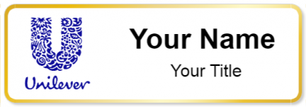 Custom name badges for Unilever