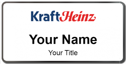 Custom name badges for Kraft Heinz Company