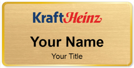 Custom name badges for Kraft Heinz Company