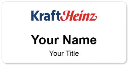 Custom name badges for Kraft Heinz Company
