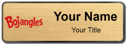 Custom name badges for Bojangles
