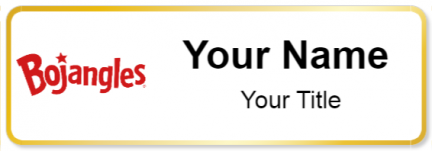 Custom name badges for Bojangles
