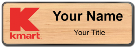Custom name badges for KMart
