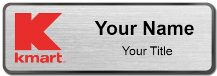 Custom name badges for KMart