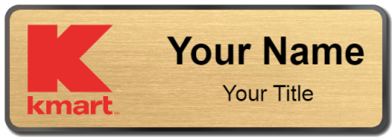 Custom name badges for KMart