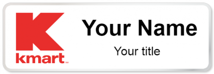 Custom name badges for KMart