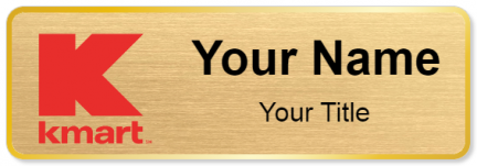 Custom name badges for KMart