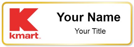 Custom name badges for KMart