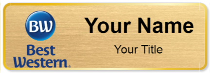 Custom name badges for Best Western