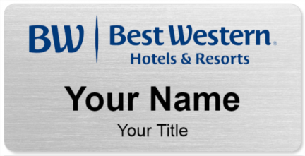 Custom name badges for BestWestern