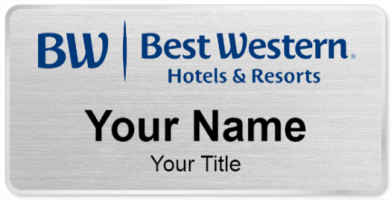 Custom name badges for BestWestern