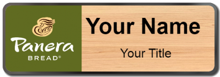 Custom name badges for Panera