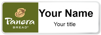 Custom name badges for Panera