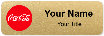 Custom name badges for Cocacola