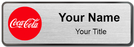 Custom name badges for Cocacola