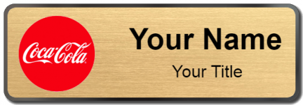 Custom name badges for Cocacola