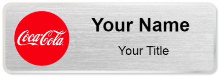 Custom name badges for Cocacola