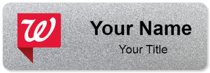 Custom name badges for Walgreens tag
