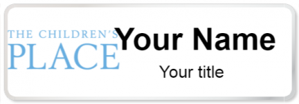 Custom name badges for Childrens Place