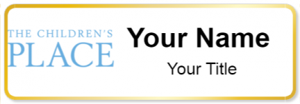 Custom name badges for Childrens Place