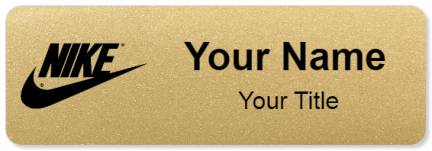 Custom name badges for Nike tag