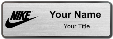 Custom name badges for Nike tag
