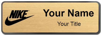 Custom name badges for Nike tag