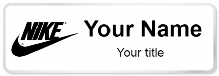 Custom name badges for Nike tag