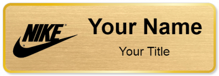 Custom name badges for Nike tag