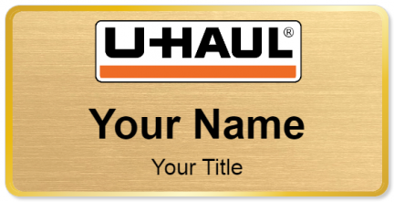 Custom name badges for Uhaul